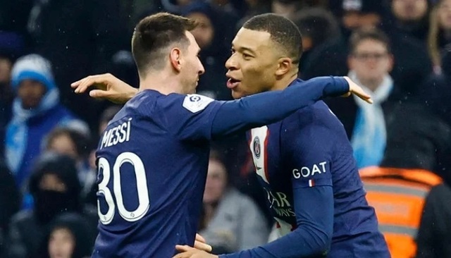 Kylian Mbappe and messi