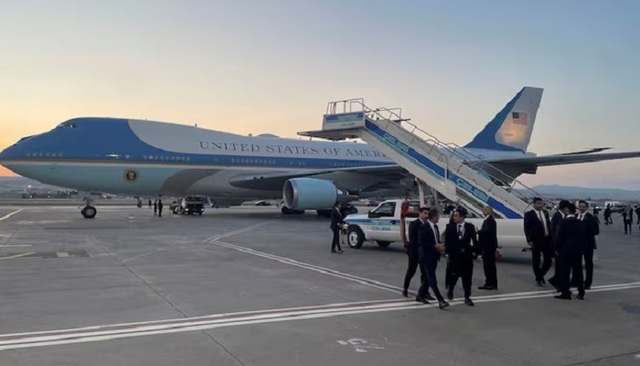 Credible missile threat triggered dramatic secret plane switch for Trump in Turkiye