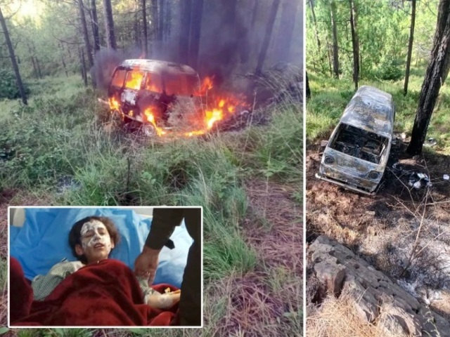 murree school van plunges into ravine